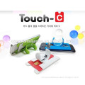 New silicone Touch C slap mobile phone stand with mobile phone back card holder